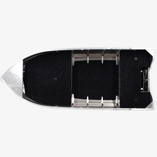 15 jalga alumiiniumist V korpusega kalapaat